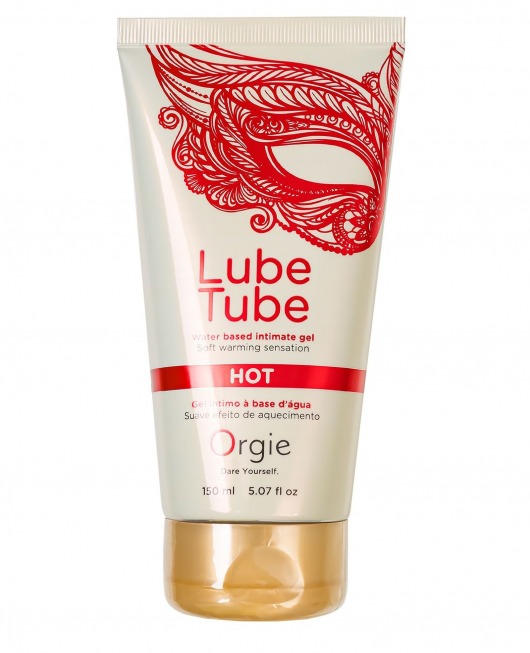 Интимный гель на водной основе Lube Tube Hot с разогревающим эффектом - 150 мл. - ORGIE - купить с доставкой в Орске