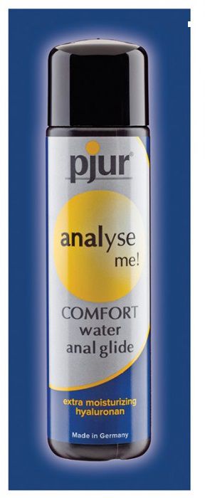 Анальный лубрикант pjur ANALYSE ME Comfort Water Anal Glide - 2 мл. - Pjur - купить с доставкой в Орске