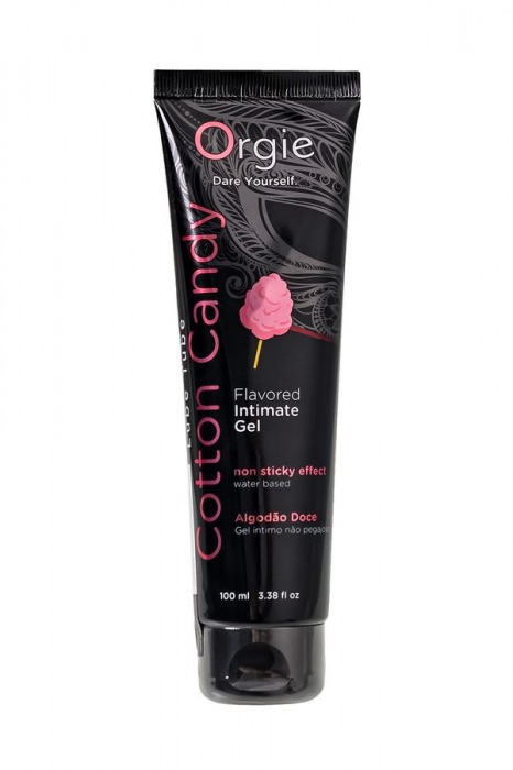 Интимный гель на водной осное Lube Tube Cotton Candy со вкусом сахарной ваты - 100 мл. - ORGIE - купить с доставкой в Орске