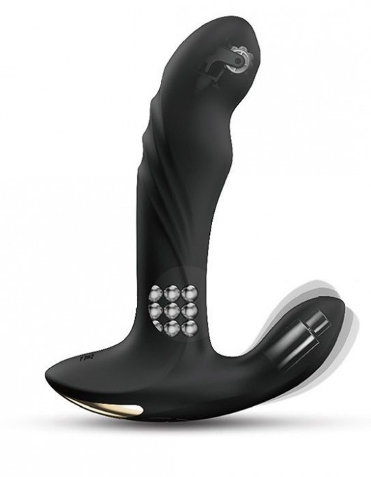 Черный вибромассажер простаты Multi P-Joy с 3 моторами - Dorcel - в Орске купить с доставкой