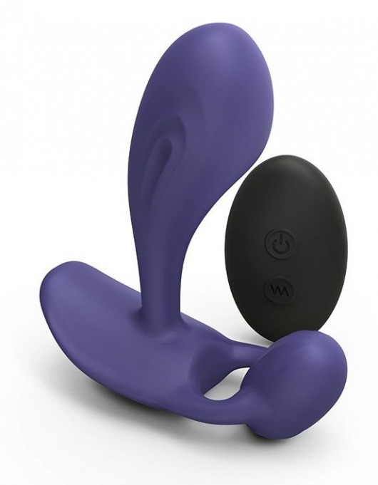Темно-синий вибромассажер Witty P G Vibrator with Remote Control - Love to Love - в Орске купить с доставкой