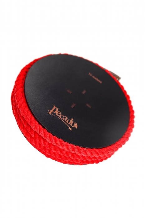 Красная веревка для шибари на катушке - 10 м. - Pecado - купить с доставкой в Орске