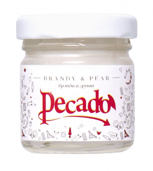 Массажная свеча Brandy   Pear - 35 мл. - Pecado - купить с доставкой в Орске