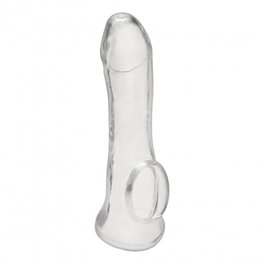 Прозрачная насадка на пенис Transparent Penis Enhancing Sleeve Extension - 15,9 см. - BlueLine - в Орске купить с доставкой