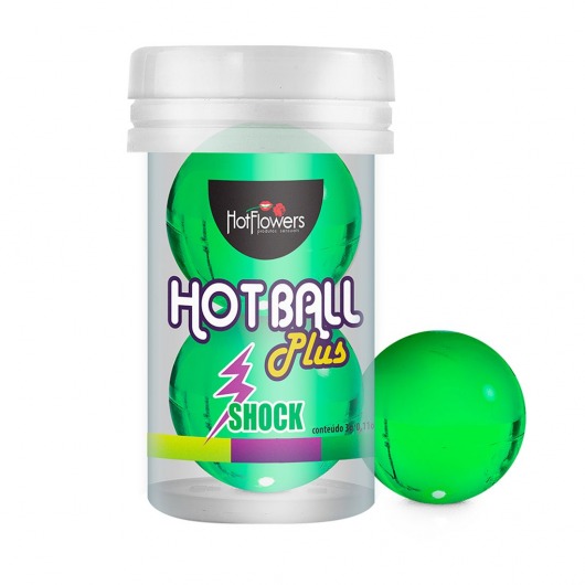 Лубрикант на силиконовой основе Hot Ball Plus с покалывающим эффектом (2 шарика по 3 гр.) - HotFlowers - купить с доставкой в Орске