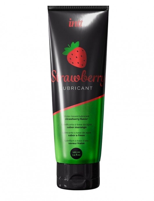 Смазка на водной основе с ароматом клубники Strawberry Lubricant - 100 мл. - INTT - купить с доставкой в Орске