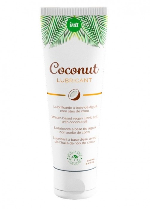 Веганская смазка на водной основе Coconut Lubricant - 100 мл. - INTT - купить с доставкой в Орске