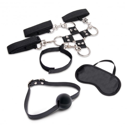 Набор для фиксации из 7 предметов Hogtie   Ball Gag Kit - Lux Fetish - купить с доставкой в Орске