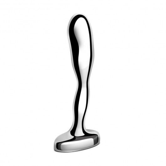 Стальной стимулятор простаты Stainless Steel Prostate Plug - 11,5 см. - b-Vibe - в Орске купить с доставкой