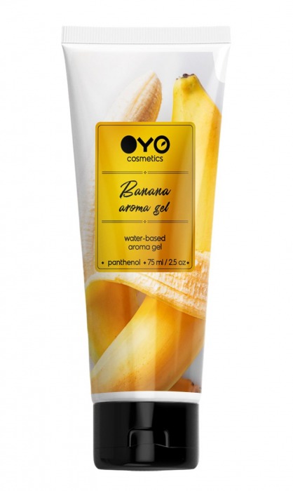 Лубрикант на водной основе OYO Aroma Gel Banana с ароматом банана - 75 мл. - OYO - купить с доставкой в Орске