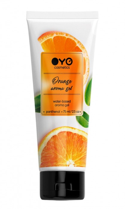 Лубрикант на водной основе OYO Aroma Gel Orange с ароматом апельсина - 75 мл. - OYO - купить с доставкой в Орске