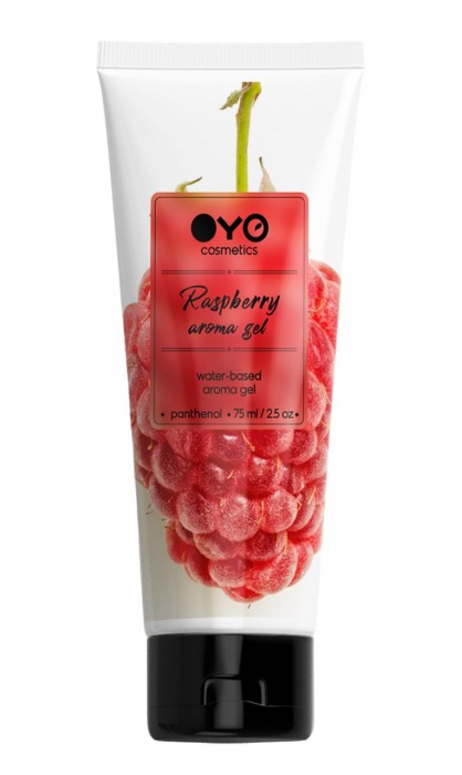 Лубрикант на водной основе OYO Aroma Gel Raspberry с ароматом малины - 75 мл. - OYO - купить с доставкой в Орске