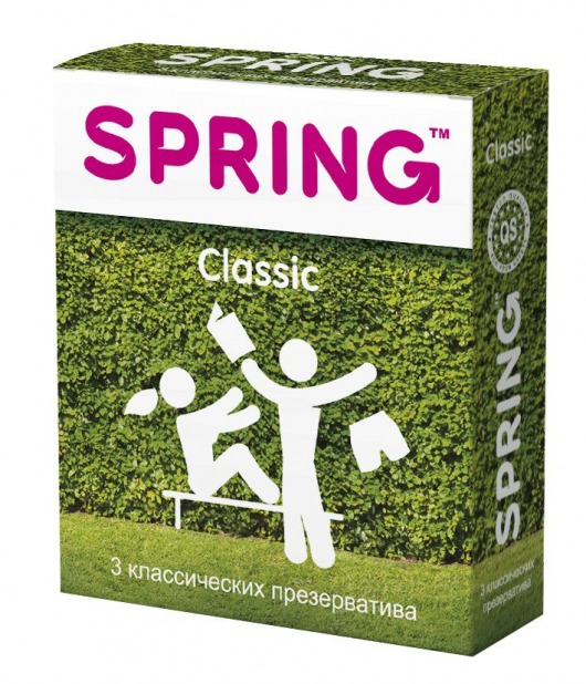 Классические презервативы SPRING CLASSIC - 3 шт. - SPRING - купить с доставкой в Орске