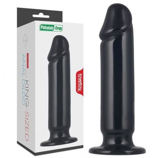 Черный анальный фаллоимитатор 9.25 King Sized Anal Dildo - 22,5 см. - Lovetoy