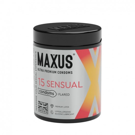 Анатомические презервативы MAXUS Sensual - 15 шт. - Maxus - купить с доставкой в Орске