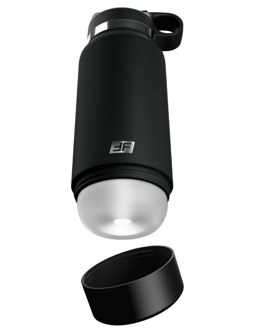 Черный мастурбатор в виде бутылки Fap Flask - Pipedream - в Орске купить с доставкой