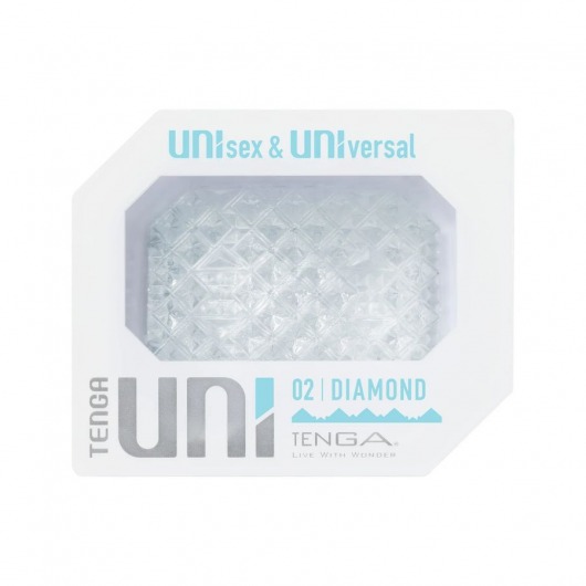 Прозрачный мастурбатор-стимулятор Tenga Uni Diamond - Tenga - в Орске купить с доставкой