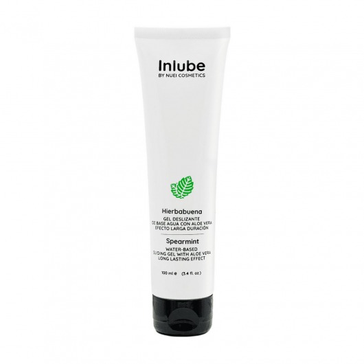 Водный лубрикант Nuei Inlube с алоэ вера и ароматом мяты - 100 мл. - Nuei cosmetics - купить с доставкой в Орске