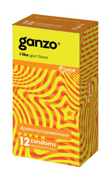 Ароматизированные презервативы Ganzo Juice - 12 шт. - Ganzo - купить с доставкой в Орске