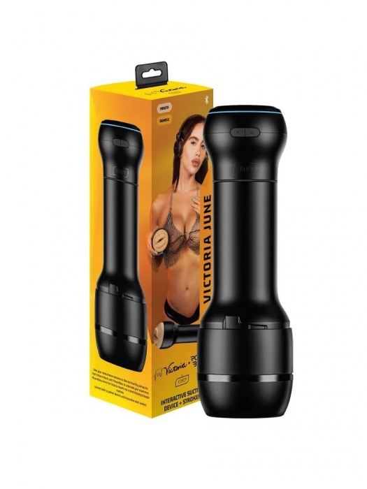 Мастурбатор-ротик с интерактивной насадкой PowerBlow   FeelVictoria Mouth - Kiiroo - в Орске купить с доставкой