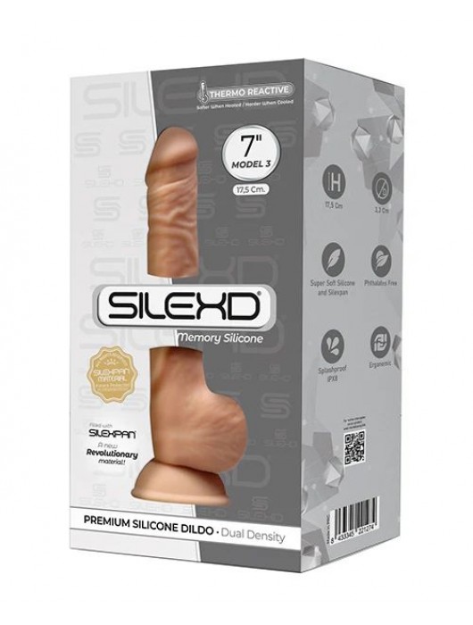 Телесный фаллоимитатор SILEXD Model 3 - 17,5 см. - Adrien Lastic