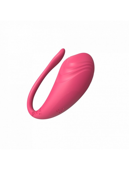 Розовое виброяйцо из силикона с управлением через приложение - Secwell