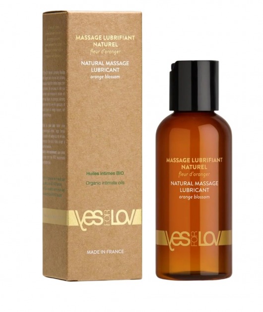 Натуральная массажная смазка Natural Lubricant Orange Blossom - 100 мл. - YESforLOV - купить с доставкой в Орске