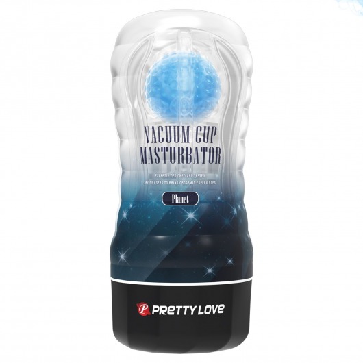 Прозрачный текстурированный мастурбатор Vacuum Cup Masturbator Planet - Baile - в Орске купить с доставкой