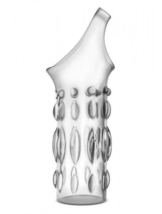 Прозрачная насадка на пенис Stretchy Studded Penis Sleeve Ring - Blush Novelties - в Орске купить с доставкой