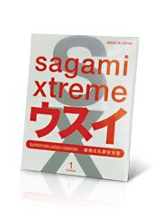 Ультратонкий презерватив Sagami Xtreme SUPERTHIN - 1 шт. - Sagami - купить с доставкой в Орске