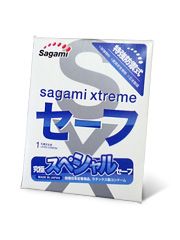 Презерватив Sagami Xtreme Ultrasafe с двойным количеством смазки - 1 шт. - Sagami - купить с доставкой в Орске