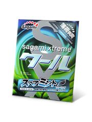 Презерватив Sagami Xtreme Mint с ароматом мяты - 1 шт. - Sagami - купить с доставкой в Орске Презерватив Sagami Xtreme Mint с ароматом мяты - 1 шт. - Sagami - купить с доставкой в Орске
