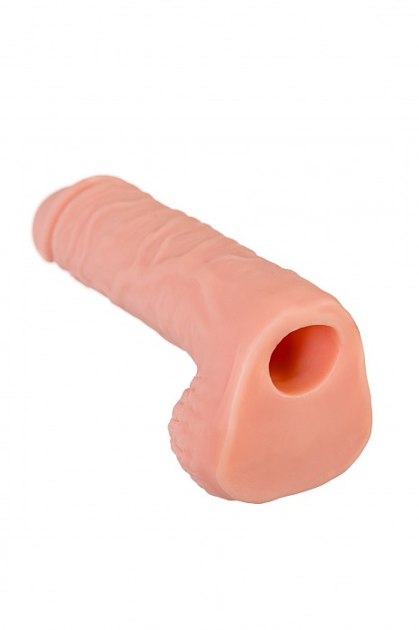 Телесная удлиняющая фаллическая насадка - 16 см. - ToyFa - в Орске купить с доставкой