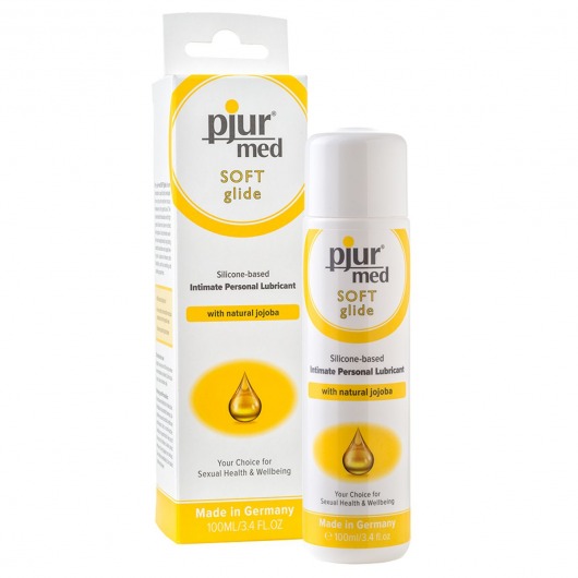 Силиконовый лубрикант с жожоба pjur MED Soft glide - 100 мл. - Pjur - купить с доставкой в Орске