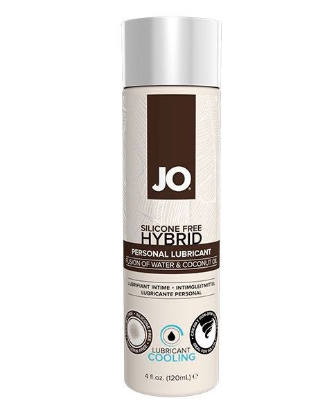 Водно-масляный лубрикант с охлаждающим эффектом JO Silicon free Hybrid Lubricant COOLING - 120 мл. - System JO - купить с доставкой в Орске