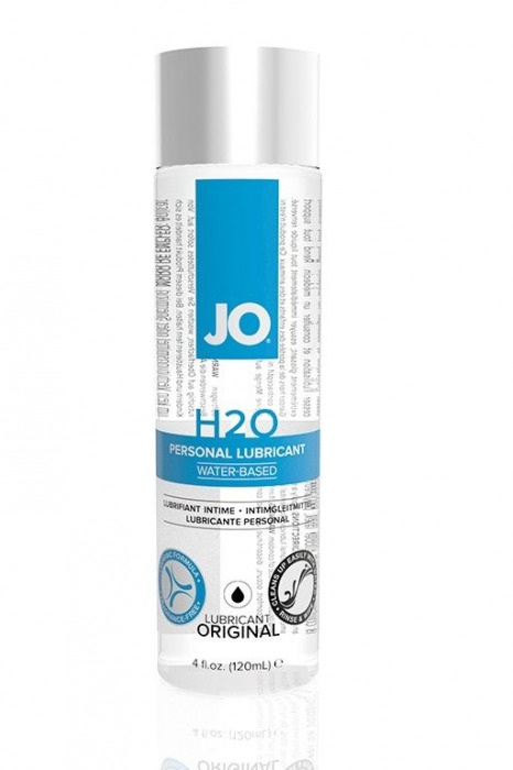 Нейтральный лубрикант на водной основе JO Personal Lubricant H2O - 120 мл. - System JO - купить с доставкой в Орске