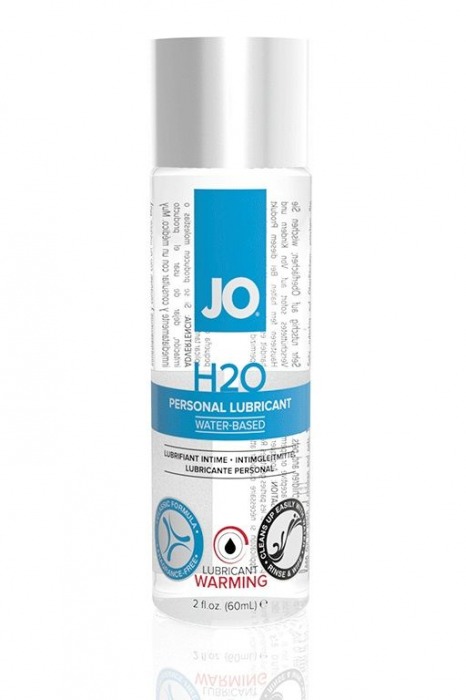 Возбуждающий лубрикант на водной основе JO Personal Lubricant H2O Warming - 60 мл. - System JO - купить с доставкой в Орске