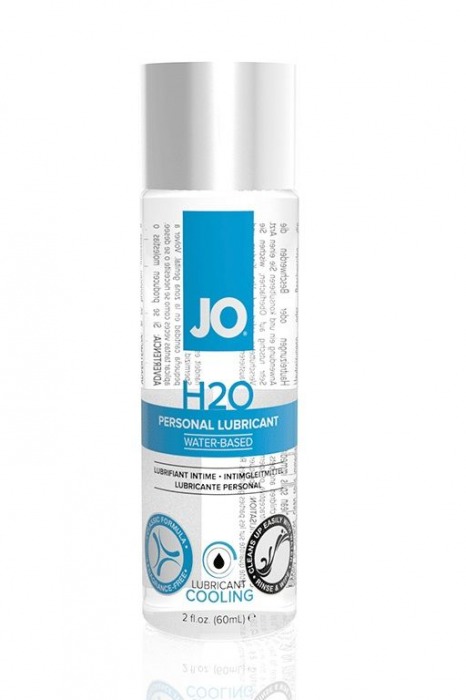 Охлаждающий лубрикант на водной основе JO Personal Lubricant H2O COOLING - 60 мл. - System JO - купить с доставкой в Орске