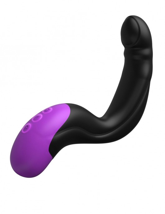 Черно-фиолетовый вибромассажёр простаты Hyper-Pulse P-Spot Massager - Pipedream - в Орске купить с доставкой