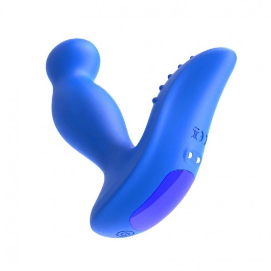 Синий вибромассажер простаты 3,5’’ P-spot Massager - 12,5 см. - Erokay - в Орске купить с доставкой