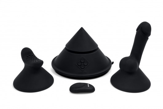 Конусный вибромассажер Cowgirl Cone с 2 насадками - CowGirl - купить с доставкой в Орске