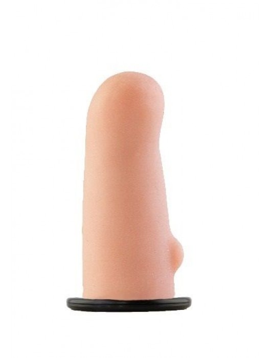 Женский пояс с коннектором и вагинальной пробкой - LOVETOY (А-Полимер) - купить с доставкой в Орске