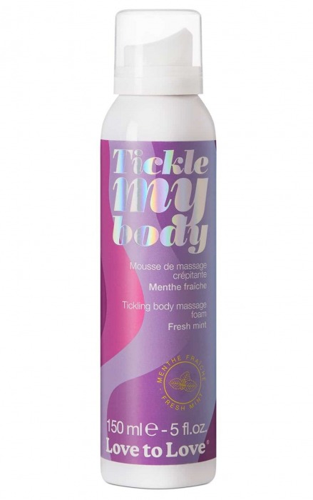 Массажная хрустящая пенка Tickle My Body Fresh Mint с ароматом мяты - 150 мл. - Love to Love - купить с доставкой в Орске