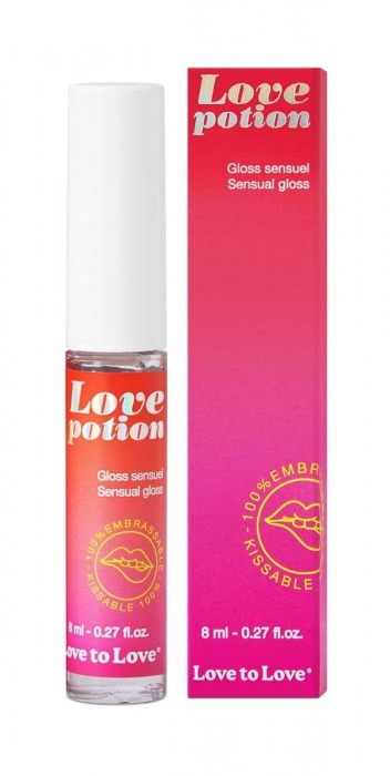 Возбуждающий блеск для губ Love Potion - 8 мл. - Love to Love - купить с доставкой в Орске