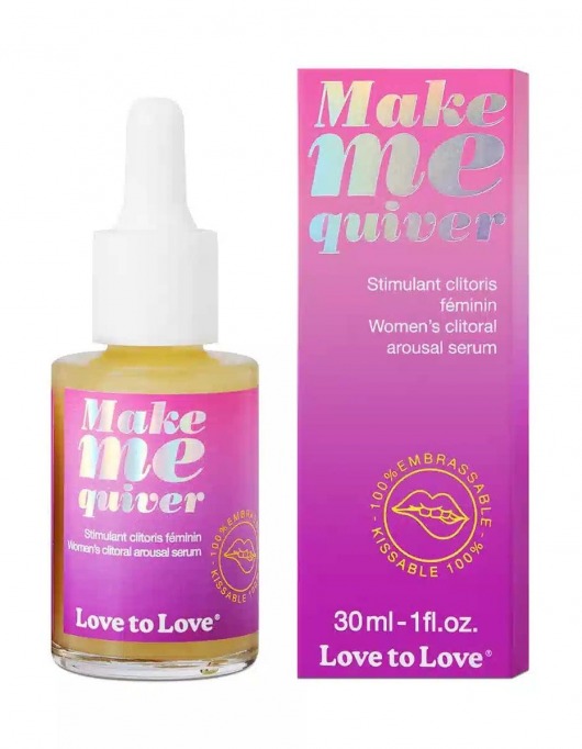 Возбуждающие капли для клитора Make Me Quiver - 30 мл. - Love to Love - купить с доставкой в Орске