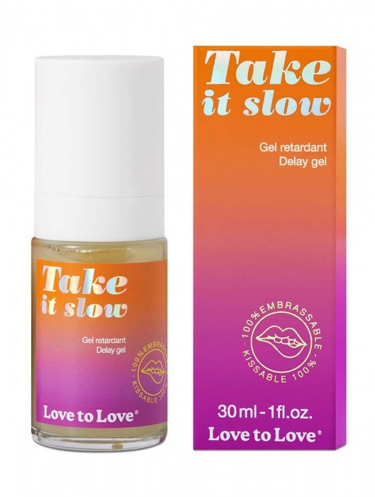 Пролонгирующий гель для мужчин Take It Slow - 30 мл. - Love to Love - купить с доставкой в Орске