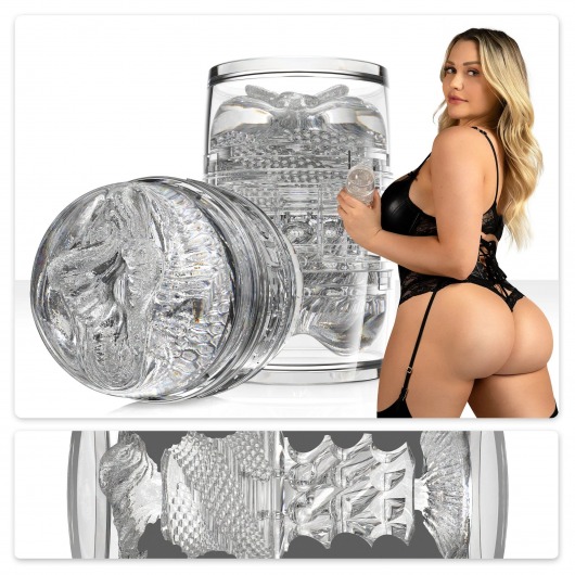 Прозрачный двусторонний мастурбатор Fleshlight Quickshot Mia Malkova - Fleshlight - в Орске купить с доставкой