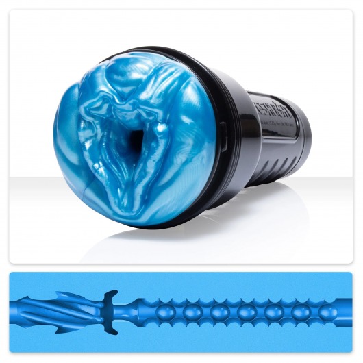 Мастурбатор-вагина Fleshlight Freaks Alien Blue Metallic - Fleshlight - в Орске купить с доставкой
