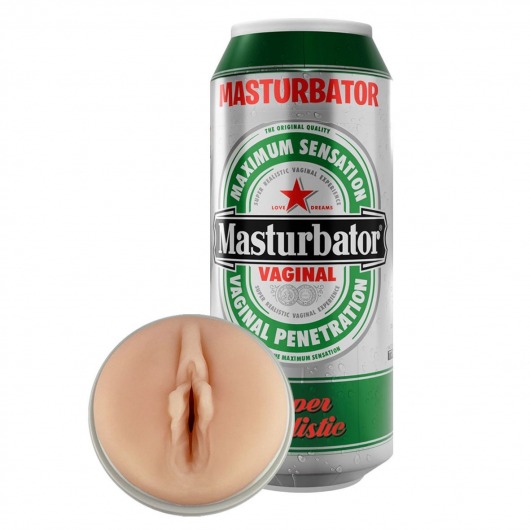Мастурбатор-вагина Heineken Vagina II - Adrien Lastic - в Орске купить с доставкой