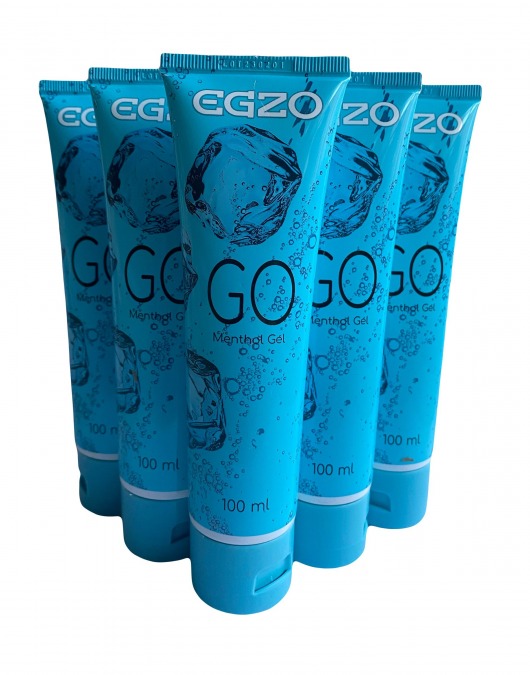 Набор из 5 пролонгирующих лубрикантов на водной основе Egzo Go (по 100 мл.) - EGZO - купить с доставкой в Орске